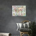 thumbnail image 3 of Bathroom Decor Wall Art Rustic Colorful Flower Pictures Wall Decor Mason Jar Floral Painting Farmhouse Canvas Prints Modern Framed Artwork Decor for Home Kitchen Bedroom Living Room 16"x12", 3 of 6