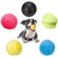 thumbnail image 1 of CHUANK 5 Pcs New Poofplay Ball for Dogs  Active Rolling Ball for Dogs  Automatic Magic Rolling Ball  Dog Cat Interactive Toys Plush Electric Rolling Ball Chewing Toy for Small  Medium Pup, 1 of 6