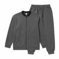 thumbnail image 6 of LYSMORA Men's Bomber Tracksuit Set Full Zip Jacket Drawstring Jogger Pants Outfit for Casual Walks and Light Training, 6 of 7