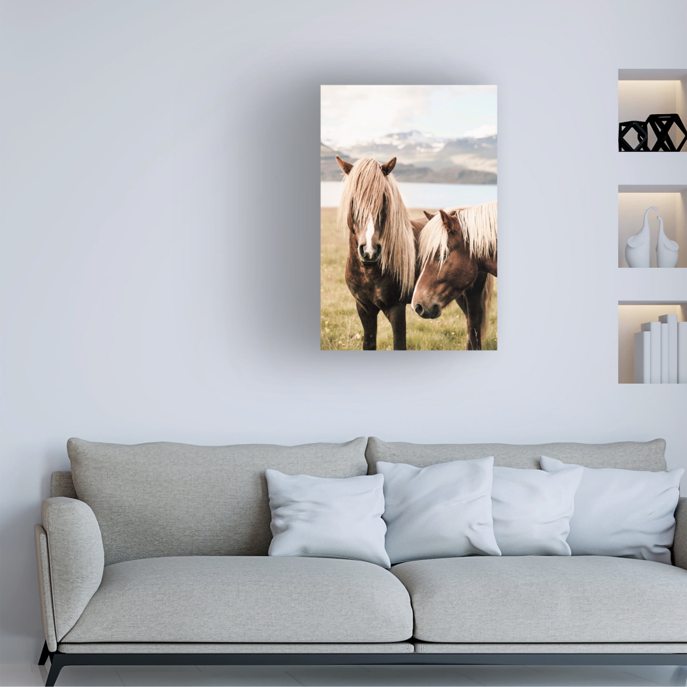 Canvas Wall Art - Krista Broadway 'Abana' Wall Art for Living Room, Bedroom, or Office Décor by Trademark Fine Art - 12 x 19 Inches