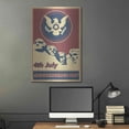 thumbnail image 5 of Luxe Metal Art 'Independence Day Rushmore' Metal Wall Art, 24"x36", 5 of 9