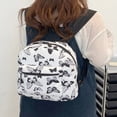 thumbnail image 1 of LNGOOR Fashionable New School Season Butterfly Leopard Pattern Women‘s Bag High School Student Backpack Lightweight Student Bag Simple Fashion Backpack, 1 of 7