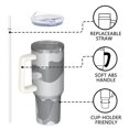 thumbnail image 5 of Camouflage 40oz Tumbler– Stainless Steel Insulated Tumbler with Handle and Straw, Large Capacity Travel Cup for Hot & Cold Drinks, 5 of 6