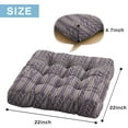 thumbnail image 7 of 22 Inch Square Yoga Pillow, Boho Dutch Velvet Meditation Cushion for Floor Seating and Home Lounge, 7 of 7