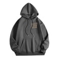 thumbnail image 4 of Hoodie Women Oversized Hoodie Womens Sweatshirt Cropped Hoodie Casual Daily Wear Women's Letter Print Hoodies Long Sleeved With Pockets Hoodie, 4 of 6