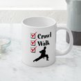 thumbnail image 5 of CafePress - Crawl Walk Karate - 20 Oz White Ceramic Mega Mug, 5 of 5
