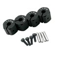 thumbnail image 4 of 4 piezas 1/10 bujes de rueda hexagonales piezas de mejora para SCX10 CC01 RC coche de carreras todoterreno 11 mm negro perfke Adaptador hexagonal para cubo de rueda, 4 of 7