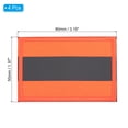 thumbnail image 2 of Uxcell 2x3" Reflective Patch Hook and Loop Fastener Safety Applique, Orange 4 Pack, 2 of 6