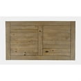 thumbnail image 3 of Jofran Carlyle Crossing Modern Rustic Distressed Solid Wood Coffee Table with Trestle, 3 of 5