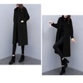 thumbnail image 4 of RYDCOT Winter Coats for Women Woolen Single-Breasted Long Peacoat Jacket Casual Trench Coats for Women with Pockets Elegant Outerwear Overcoat Sale, 4 of 5