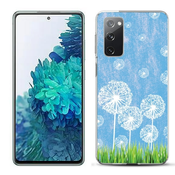 Slim-Fit Gel TPU Phone Case for Samsung Galaxy S20 FE 5G Fan Edition, by OneToughShield ® - Dandelion Sky