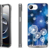 Shockproof Protective Phone Case for iPhone 16e, by OneToughShield - Dandelion Stars