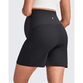 thumbnail image 5 of G4Free Maternity Shorts with Pockets Over The Belly Stretchy 6'' Pregnancy Yoga Pants Athletic Workout, 5 of 8