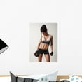 thumbnail image 1 of Fitness Woman Wall Decal by Wallmonkeys Peel and Stick Graphic (18 in H x 13 in W) WM351205, 1 of 4