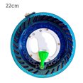 thumbnail image 1 of Kite Line Reel Enrollador con cerradura Bobinadora de cuerda Rueda de plástico Mango de autobloqueo Herramienta de vuelo, Azul, 22cm Inevent FN000391-07, 1 of 7