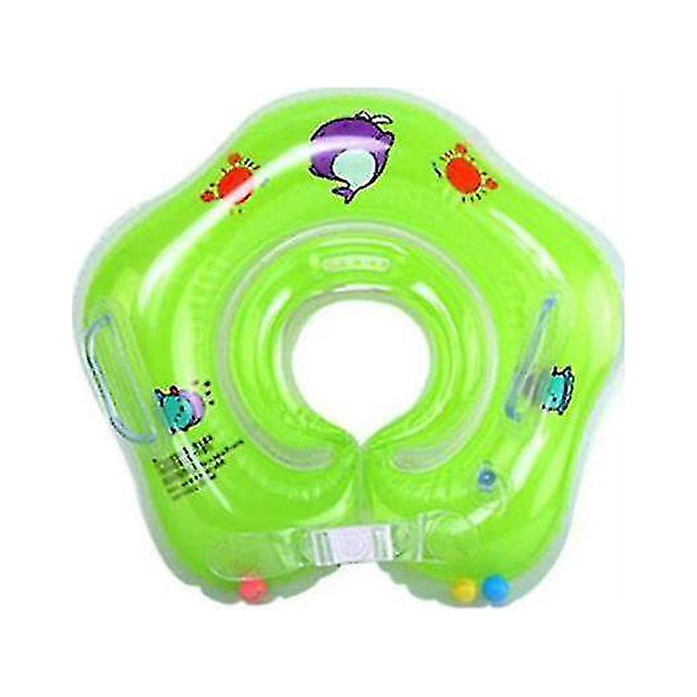1 Uds. Anillo de natación inflable para bebé, anillo de natación para cuello, Compatible con bebé recién nacido
