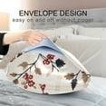thumbnail image 4 of Yayeee Pillowcase King Size Set of 2 Satin Wrinkle Resistant Pillow Case, Floral Plaid, 4 of 8