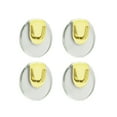 thumbnail image 1 of stanreset 4 Pcs Crochet Polyvalent Auto-Adhésif Porte-Manteau Mural Vêtements Sac à Main Crochets pour Clés Support Sans Perçage Roulement Solide Rangement pour la Maison Transparent, 1 of 9