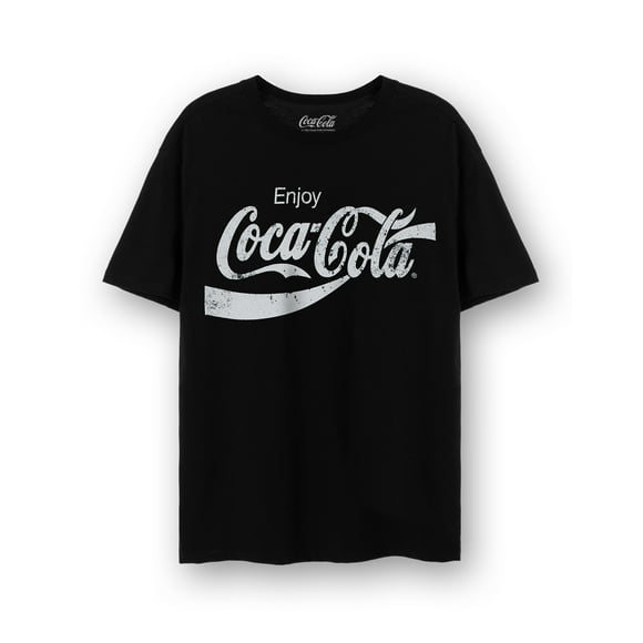 Coca Cola T-Shirt à Manches Courtes Noir Unisexe
