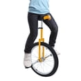 thumbnail image 3 of 20 Inch Wheel Outdoor Unicycle with Steel Frame,Leakproof Tire,Adjustable Height,Curved PU Seat,Mute Bearing,Anti-Slip Designs,for Outdoor Sports Fitness Exercise（Yellow ）, 3 of 26