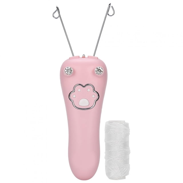 Depiladora eléctrica Fyydes de hilo de algodón con Carga USB para mujer Rosa