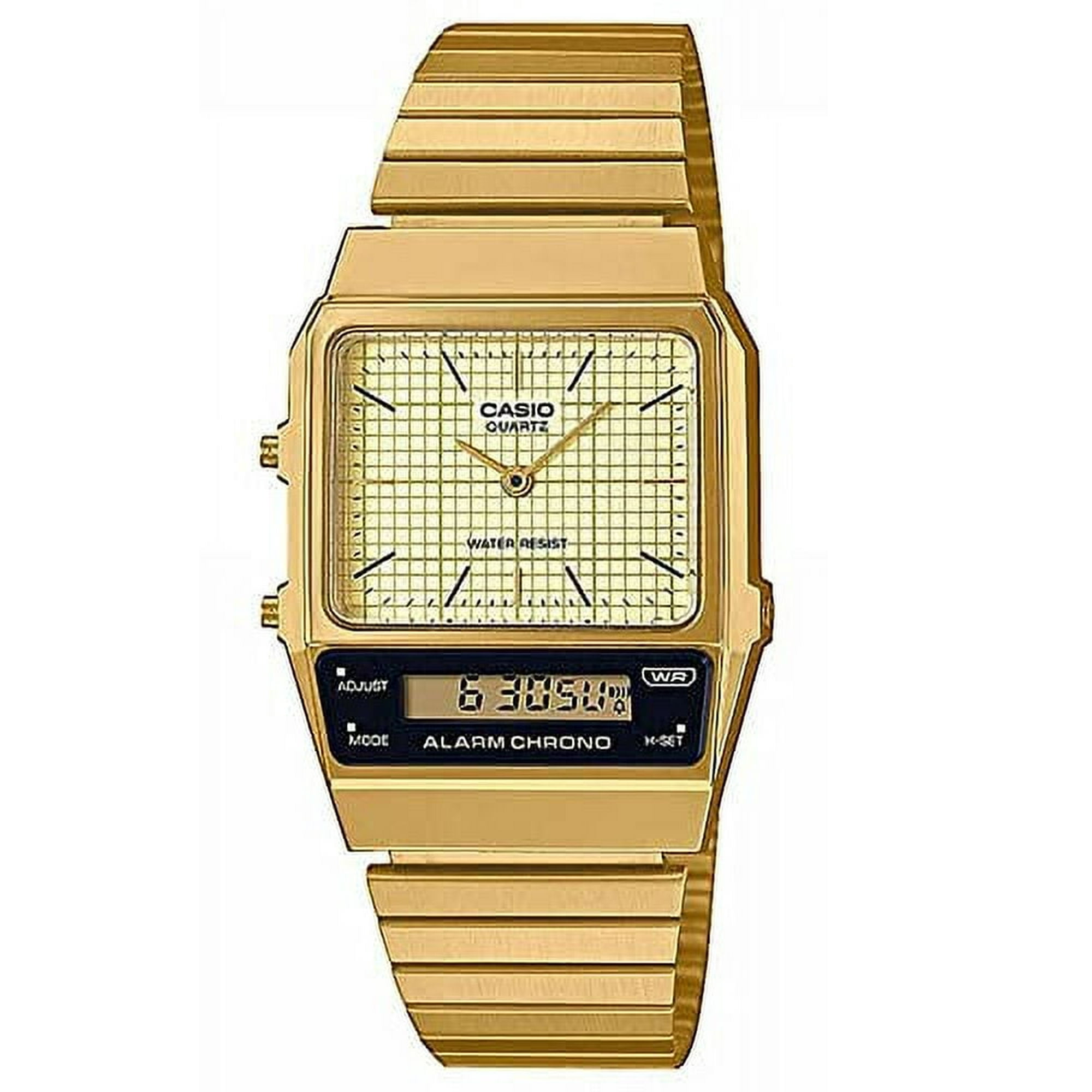 Casio AQ 800EG 9A AQ800EG 9A Men s Ana Digi Wrist Watch Walmart