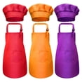 thumbnail image 1 of Juego de Delantales con Gorro de Cocinero para Niños de, 1 of 7