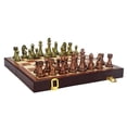 thumbnail image 2 of Folding Metal Chess Chess Box Chess Pieces Metal Chess, 2 of 5