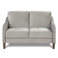 thumbnail image 2 of Furniture of America Litt Upholstered Fabric Gray Loveseat with Cushions, 2 of 10