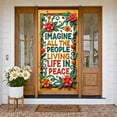 thumbnail image 3 of Floral Theme Hello Spring Banner Butterfly Accents Spring Display Colorful Design 3D Lettering Floral Backdrop for Spring Party Garden Gathering Outdoor Event, 3 of 9