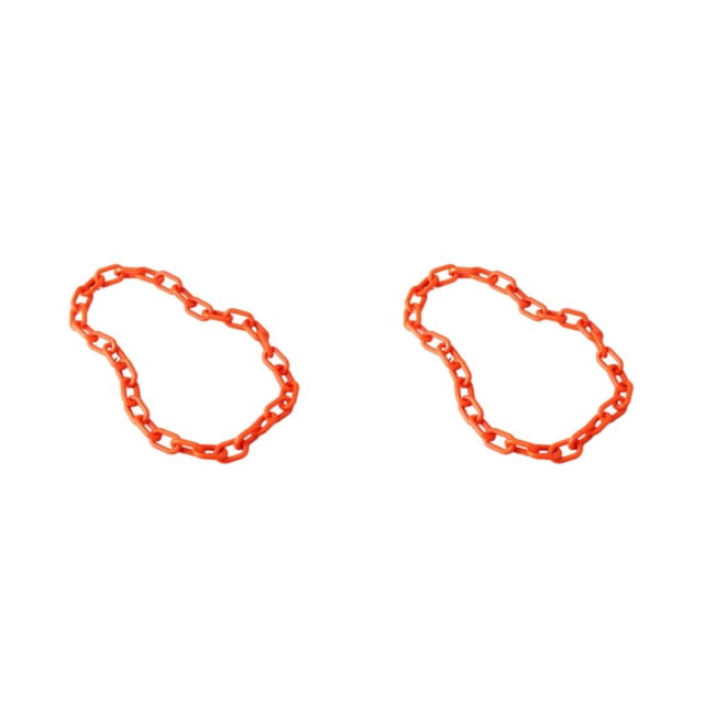 Collar decorativo Sonducket de acrílico electrochapado Naranja 2piezas