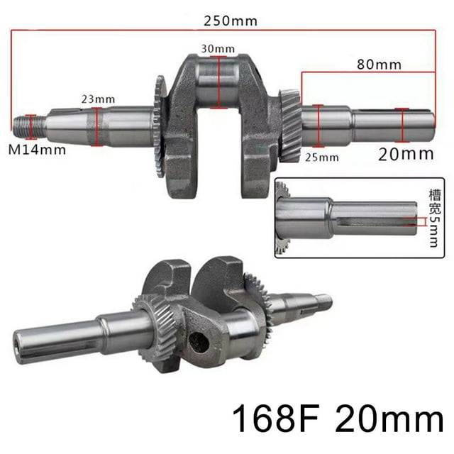 Generator Crankshaft For 2Kw-5Kw Petrol Generators Fits 168F188F And 192F