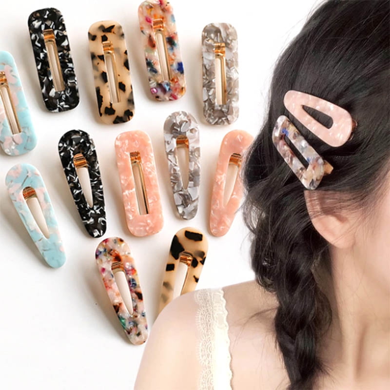 Women Fashion Acid Acrylic Long Barrettes Hair Clip Hairpin Hair Pin Accessories Women Fashion Acid Acrylic Long Barrettes Hair Clip Hairpin Hair Pin Accessories