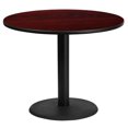 thumbnail image 1 of Bowery Hill 36" Round Restaurant Dining Table in Black Mahogany, 1 of 2