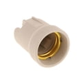 thumbnail image 4 of xinxixnxx E27 Base Ceramic Lamp Holder Socket Cap for Halogen Light Bulb Down Light, 4 of 7