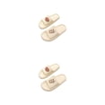 thumbnail image 2 of Minnieouse Plataforma inferior gruesa Punta abierta - Elegante y cómoda zapatilla de moda Zapatillas de hombre ligeras para mujer Type1 NO1, 2 of 6