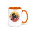thumbnail image 1 of Dirt Bike Mug, Dirt Bike Sun, Motocross Mug, Dirt Bike Rider, Gift For Him Motocross Gift, Sublimated Design, Motorcycle Mug, Motorcycle, ORANGE, 1 of 1