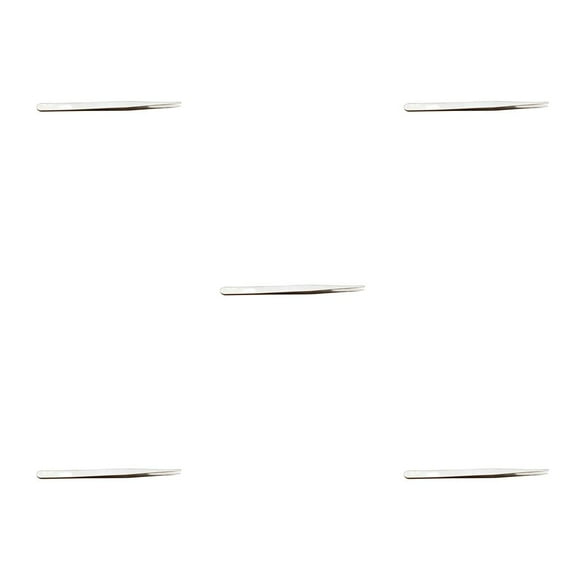 Vogacara Pinzas para pestañas, pinzas para cejas de punta recta antiestática de acero inoxidable, suministros para pestañas resistentes al Type2 NO2