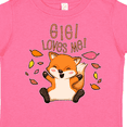 thumbnail image 4 of Inktastic Gigi Loves Me- Cute Baby Fox Boys or Girls Toddler T-Shirt, 4 of 5