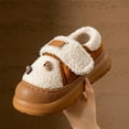 thumbnail image 4 of Slip On Winter Boots with Fleece Lining, Hook Loop Closure Thermal Shoes for Cold Weather Indoor Outdoor, 4 of 6