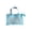 Sky Blue, variant on Handheld Mesh Toiletry Bag with Compartments, Portable Travel Makeup Sorting Bag, Beach Organizer Pouch for Toiletries & Cosmetics, Mesh Storage Bag for Outdoor Trips, Memorial Gifts, Sky Blue