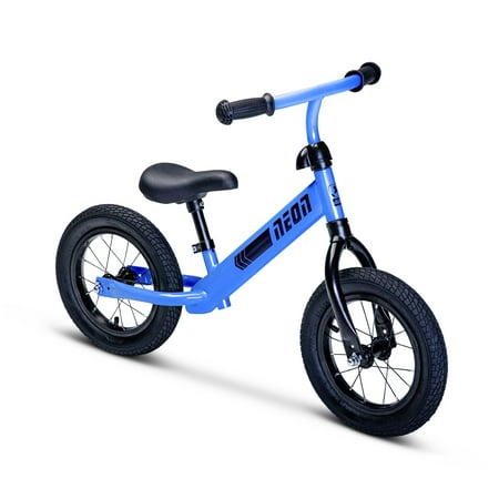 Neon Kids Balance Bike 12" Blue, No Pedal for Kids Age 3-5 years Unisex