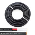 thumbnail image 1 of Cable de alimentación 22Awg Ul2464 Cable eléctrico trenzado Led rojo y negro 2 conductores cobre estañado (22Awg -2C- 100 pies), 1 of 5