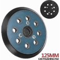 thumbnail image 3 of 1pcs 125mm Sanding Pad, Round 8 Hole Sanding Discs PU Pad, for Sander Soft Sanding Pad Replace,for Makita,DW,Porter,B, 3 of 5