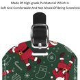 thumbnail image 4 of Square 2Pack PU Leather Christmas Cruise Luggage Tag with Privacy Cover and Name ID Tag for Travel Handbags Backpacks Luggage Tags, 4 of 6