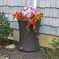 thumbnail image 3 of Good Ideas Impressions 50 Gallon Nantucket Rain Barrel Planter, Brown (3 Pack), 3 of 3