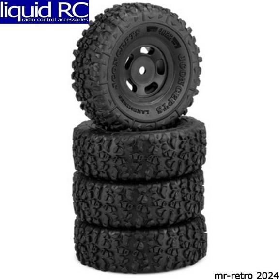 JConcepts 402235911 Landmines Gold Compound Glide-5 Black Premount Fits Axial SCX24