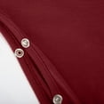 thumbnail image 4 of RKSTN Christmas Pajamas for Family Solid Color Soft Round Neck Long Sleeve Tops and Pants Sleepwear Two Piece Family Christmas Pjs Matching Sets(Baby), 4 of 6