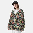 thumbnail image 5 of Daiia Daisies Flowers UPF 50+ Sun Protection Hoodie Jacket Lightweight Long Sleeve Sun Shirt for Women Men with Pocket Hiking Outdoor-3X-Large, 5 of 9