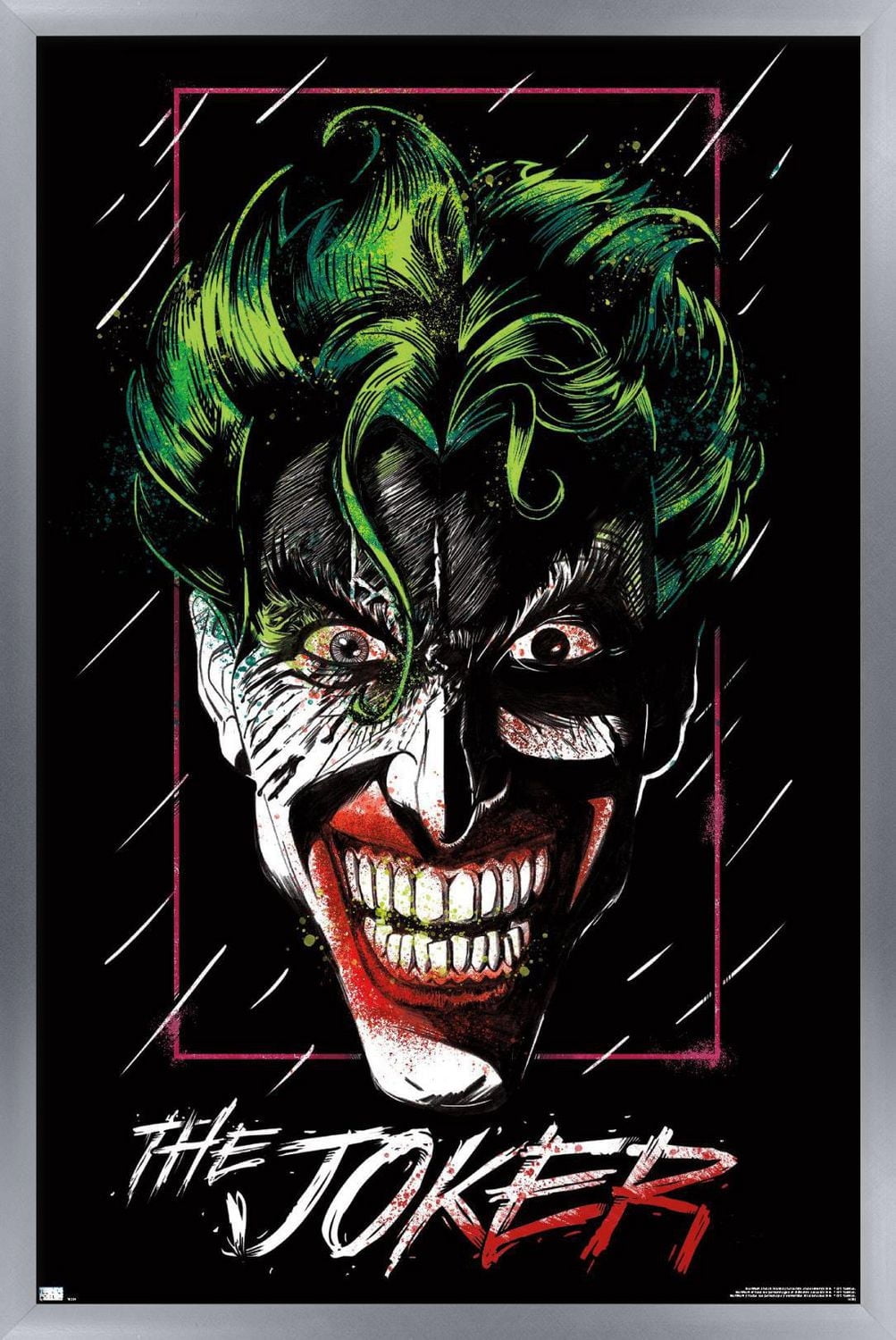 DC Comics - The Joker - Up Close Wall Poster